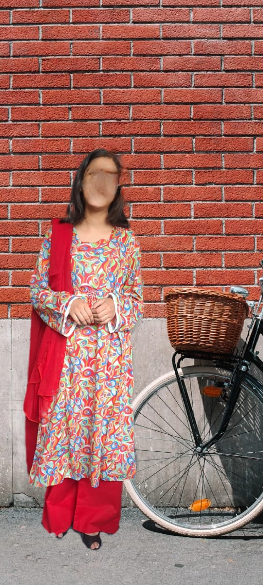 Printed Lawn Shirt with Plane Trouser