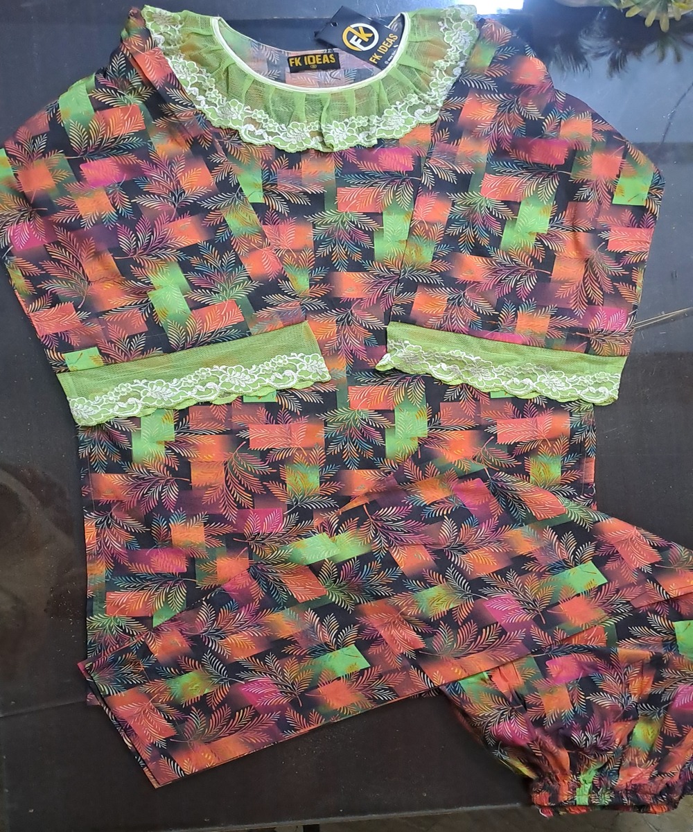 2 PIECE - ALL OVER LAWN SUIT