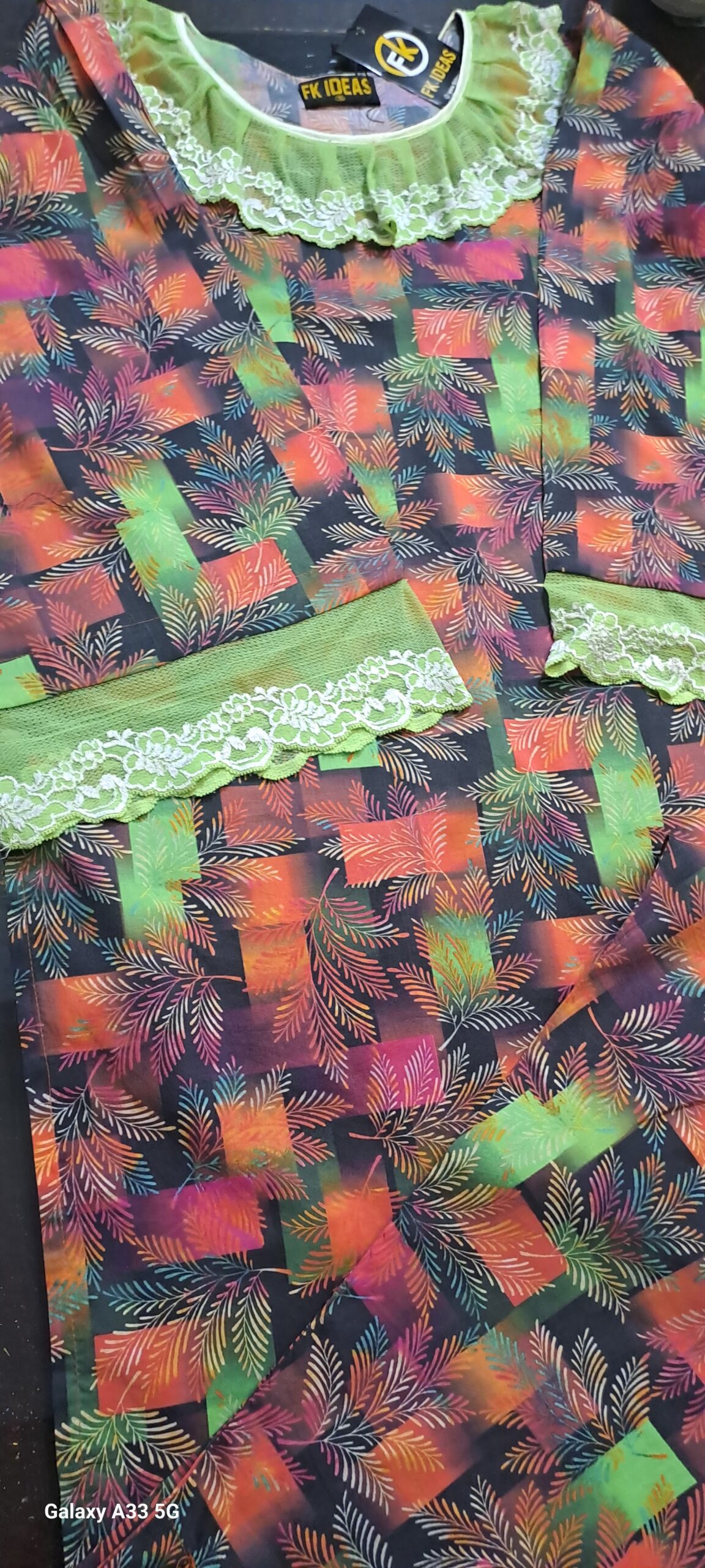 2 PIECE - ALL OVER LAWN SUIT - Image 2