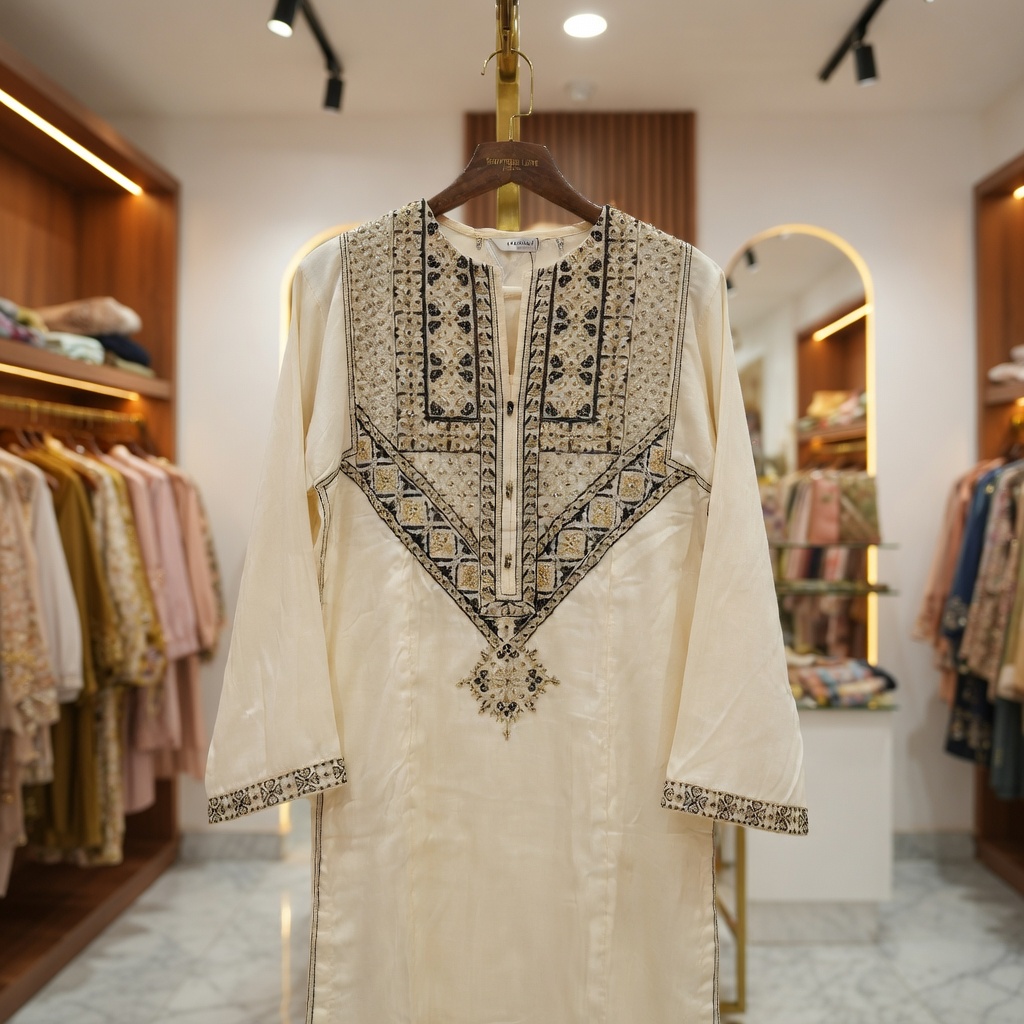 1 Piece Loan Embroided Shirt