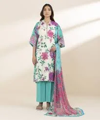 3 Piece-Printed Lawn Suit