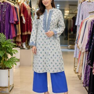 Sapphire Inspired Embroidered 2-Piece Lawn Suit